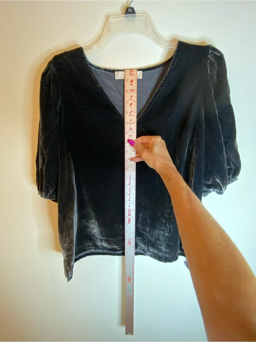 LOFT velvet blouse